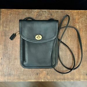 RARE Vintage Coach Passport Hipster Bag 6908 Black